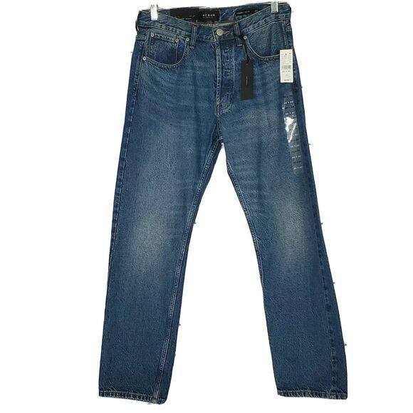 PacSun Mens Button Fly Jeans 30x30 Straight Leg Medium Wash NWT Style 0177 - Picture 1 of 11